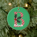 Search for letter b christmas decor Red