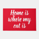 Search for cute sayings doormats Red
