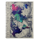 Search for world map notebooks America