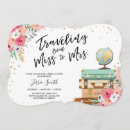 Search for around the world bridal shower invitations Miss to mrs