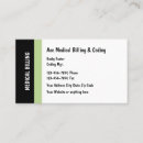 Search for medical coding business cards Healthcare