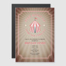 Search for vintage circus birthday invitations Come one come all