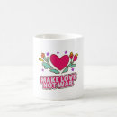 Search for make love not war mugs Hippie