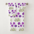 Search for purple flowers bath towels Stylish
