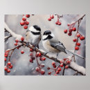 Search for chickadee art Snow