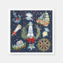 Search for coastal christmas napkins Sea