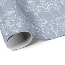 Search for dusty blue wedding wrapping paper Botanical