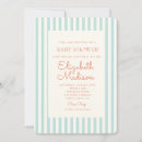Search for stripe blue invitations Vintage