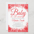 Search for red winter wonderland invitations Baby its cold outside