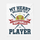 Search for softball blankets Player