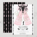Search for boho chic 1st birthday invitations Trendy