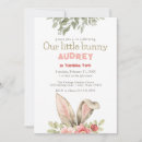 Search for some bunny is turning two invitations Girl