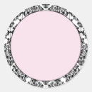 Search for black white damask stickers Party