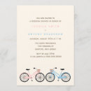 Search for bicycle bridal shower invitations Modern