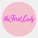Search for first lady stickers Girl