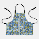 Search for puzzle aprons Blue