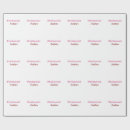 Search for bridesmaid wrapping paper Bridesmaid name date
