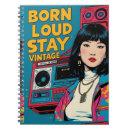 Search for pop art girl notebooks Music lover