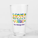 Search for peace beer glasses Pride
