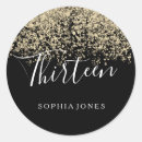 Search for confetti party stickers Black