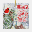 Search for loved one memory christmas tree decorations Cardinal