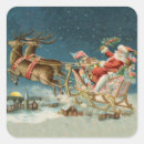 Search for antique illustrations stickers Santa claus