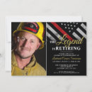 Search for firefighter retirement invitations Celebration