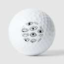 Search for eye golf balls Drawing