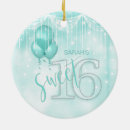 Search for teal christmas tree decorations Sweet 16