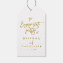 Search for engagement gift tags Gold