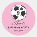 Search for 9th birthday party stickers Soccer