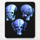 Search for pumpkin trick mouse mats Skull