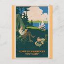 Search for vintage camping postcards Nature