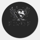 Search for retro bird stickers Crow