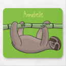 Search for sloth mouse mats Illustration