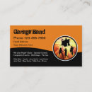 Search for rock band business cards Music