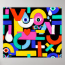 Search for love is love blocks posters Abstract