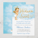 Search for angel baby boy shower invitations Clouds