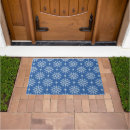Search for blue snowflakes christmas doormats Blue and white