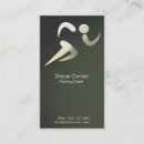 Search for small run business cards Athlete