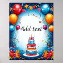Search for colorful balloons posters Festive