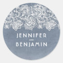 Search for blue lace stickers Vintage