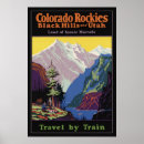 Search for vintage rocky mountains posters Retro