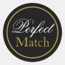 Search for perfect match stickers Gold