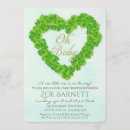 Search for irish baby shower invitations St patricks day