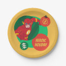 Search for flash paper plates Super hero