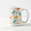 Search for dinosaur pattern mugs Tyrannosaurus rex