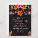 Search for fiesta quinceanera invitations Black