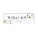 Search for wedding bouquet return address labels Botanical