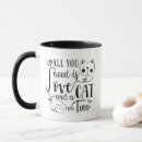 Search for love is all you need mugs Cat
